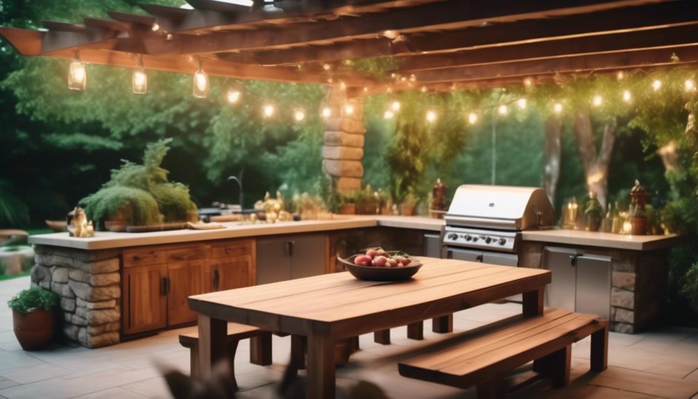 advantages of outdoor kitchen