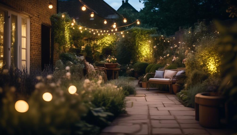 enhancing outdoor spaces with lighting